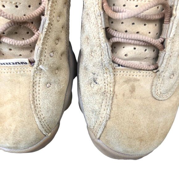 RARE 2017 Air Jordan 13 Retro Wheat Size 5.5 Brown Suede - Picture 16 of 16